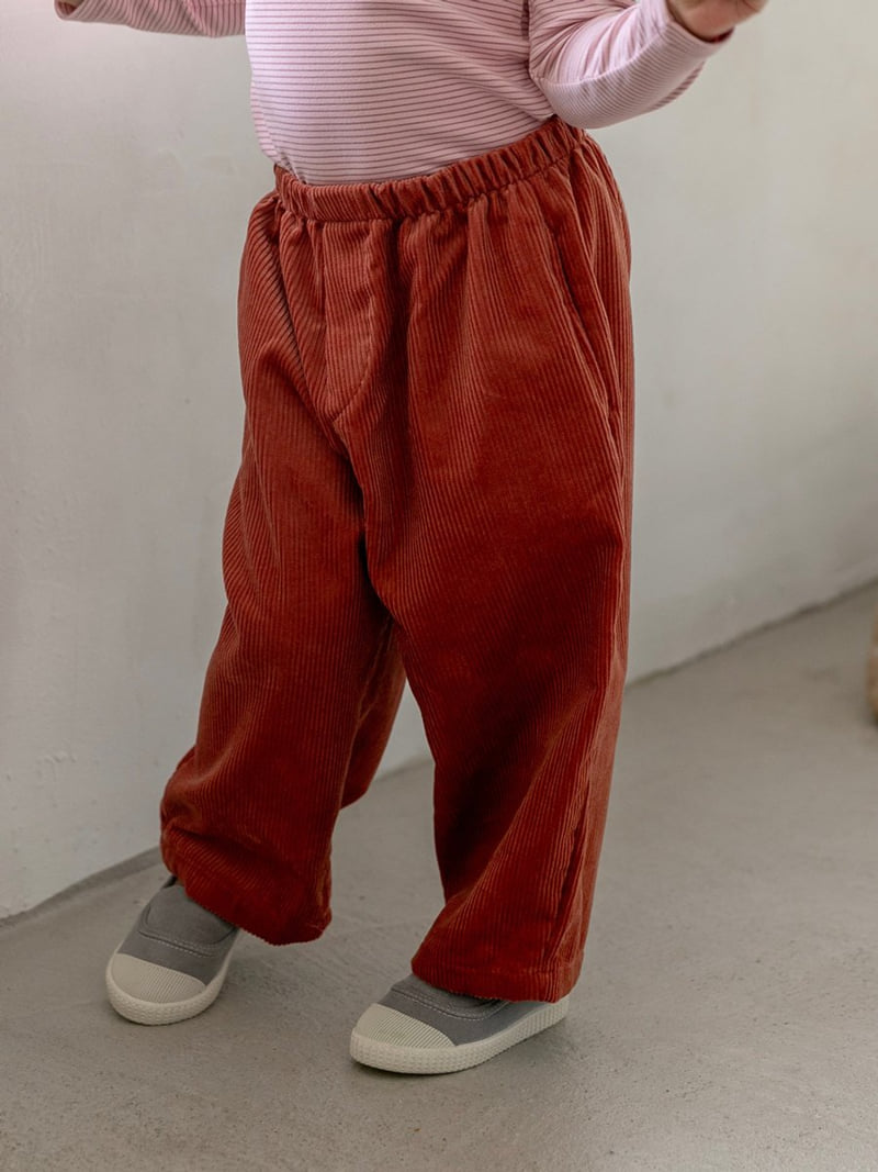 Oatmeal - Korean Children Fashion - #littlefashionista - Basic Corduroy Pants - 11