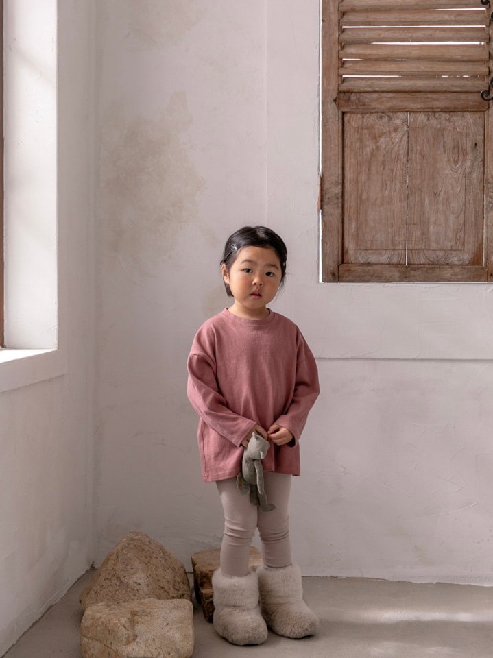 Oatmeal - Korean Children Fashion - #littlefashionista - Basic Leggings - 9