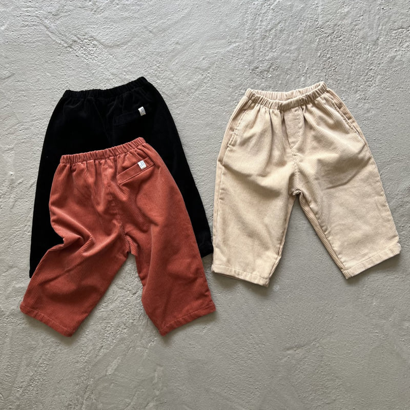 Oatmeal - Korean Children Fashion - #magicofchildhood - Basic Corduroy Pants - 12