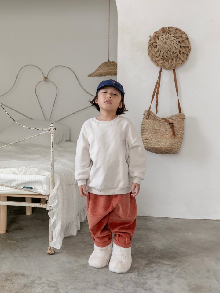 Oatmeal - Korean Children Fashion - #minifashionista - Basic Sweatshirt - 3
