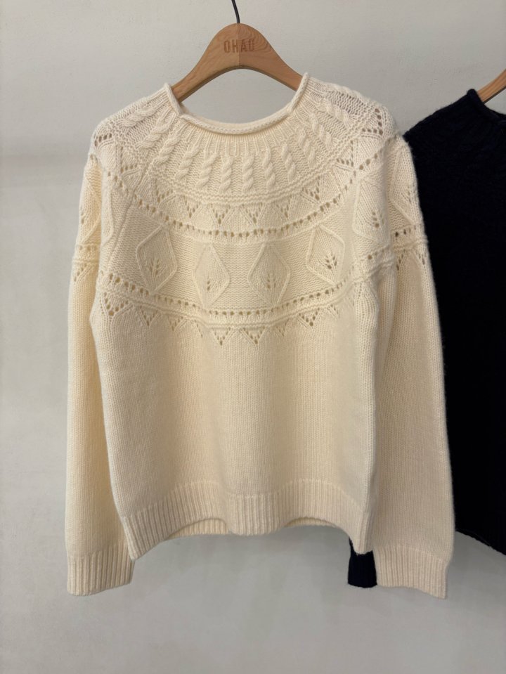 Ohao - Korean Women Fashion - #momslook - Arse Knit - 2