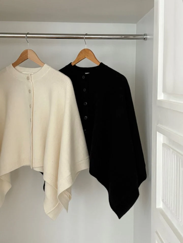 Ohao - Korean Women Fashion - #momslook - Cape Knit - 9