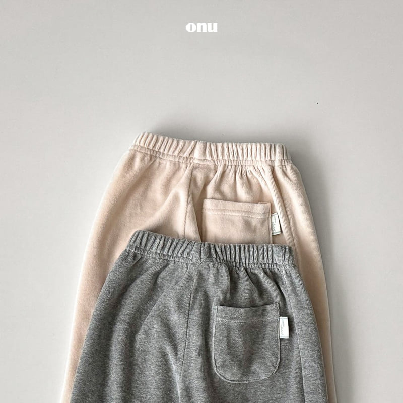 Onu - Korean Children Fashion - #Kfashion4kids - Velour Pintuck Pants - 6