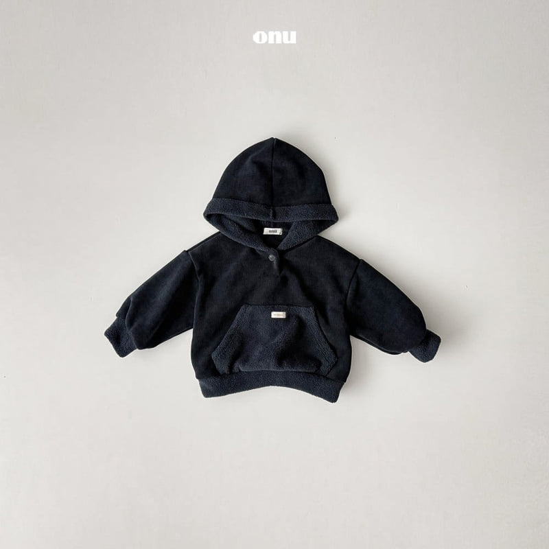 Onu - Korean Children Fashion - #Kfashion4kids - Brushed Hoodie - 3