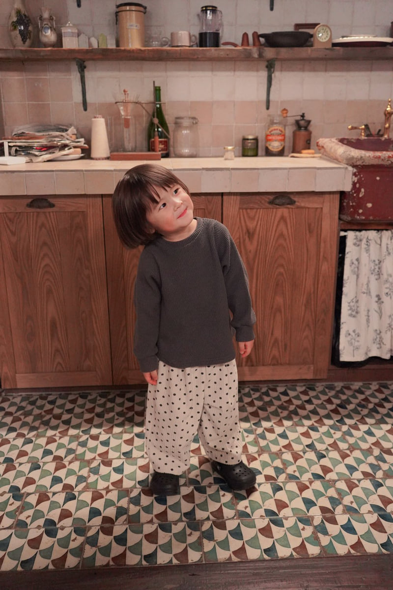 Onu - Korean Children Fashion - #Kfashion4kids - Dot Corduroy Pants - 12