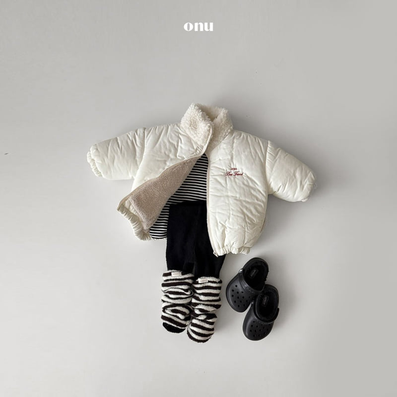 Onu - Korean Children Fashion - #Kfashion4kids - Striped Warmers - 10