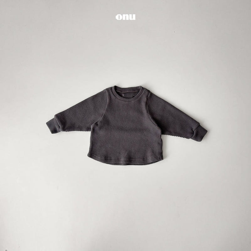 Onu - Korean Children Fashion - #Kfashion4kids - Fleece Waffle Tee - 5