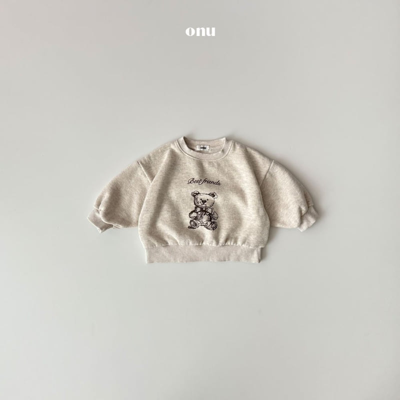 Onu - Korean Children Fashion - #Kfashion4kids - Twin Bear Sweatshirt - 3