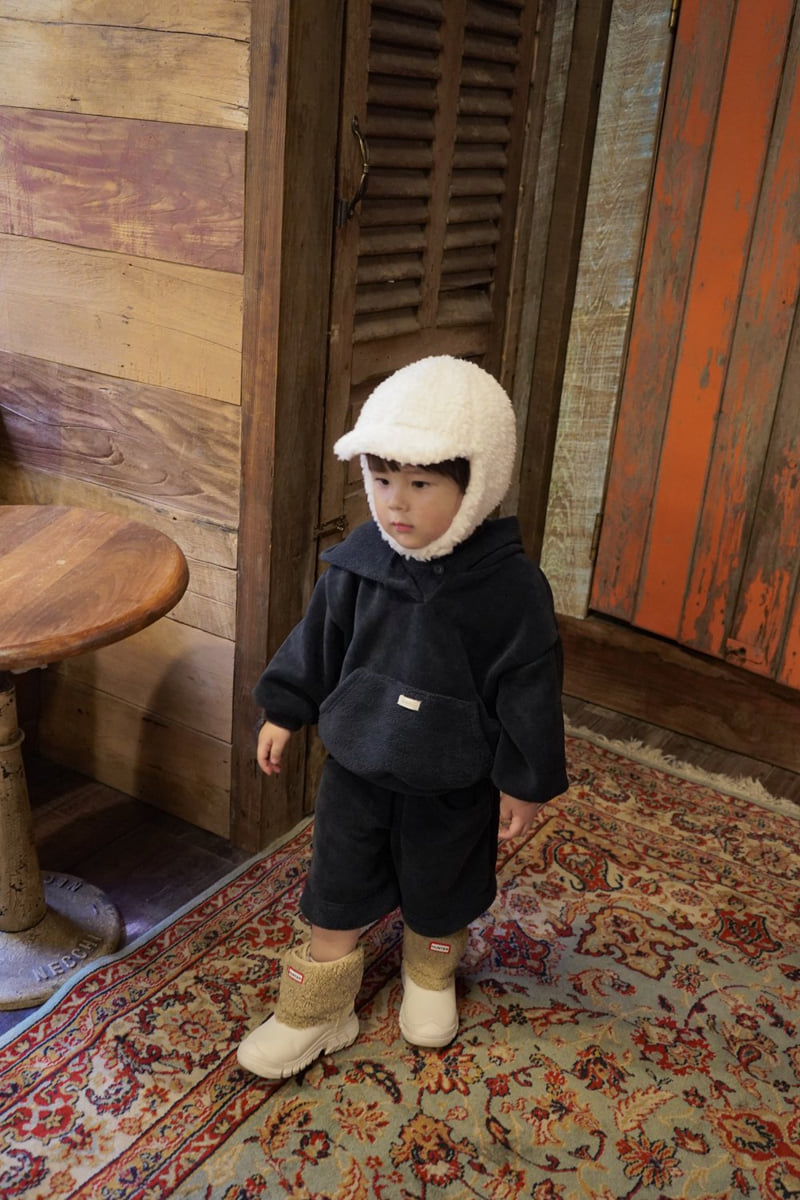 Onu - Korean Children Fashion - #childofig - Brushed Hoodie - 9