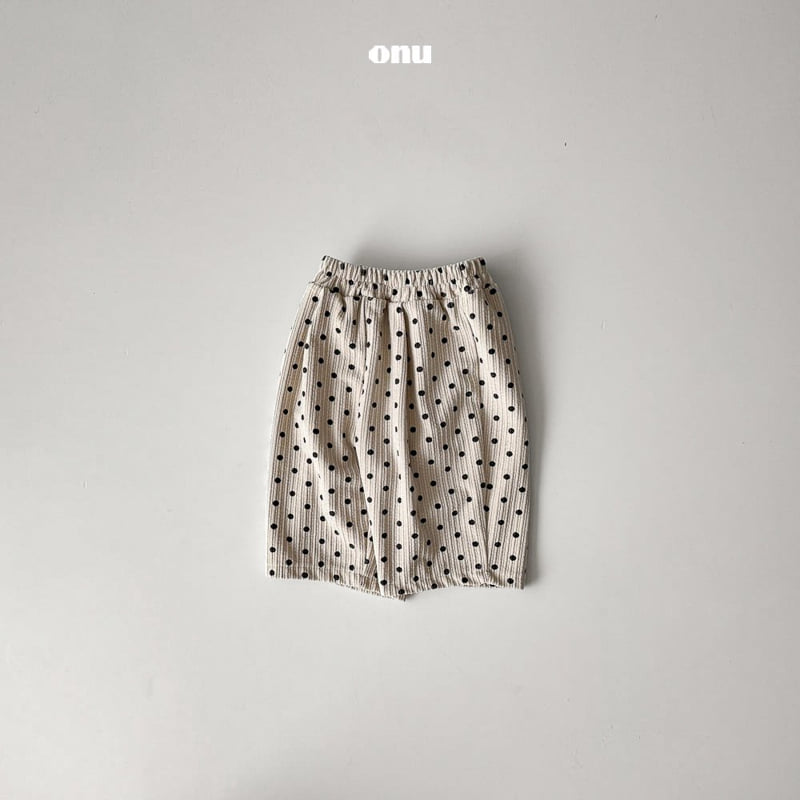 Onu - Korean Children Fashion - #childofig - Dot Corduroy Pants - 3