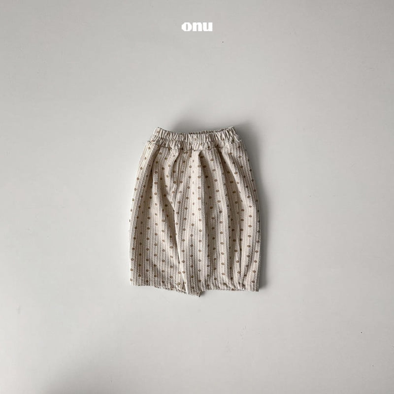 Onu - Korean Children Fashion - #childofig - Dot Corduroy Pants - 4
