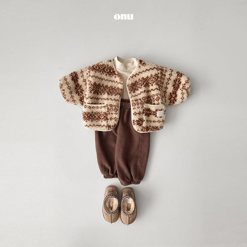 Onu - Korean Children Fashion - #childofig - Fleece Jogger Pants - 11
