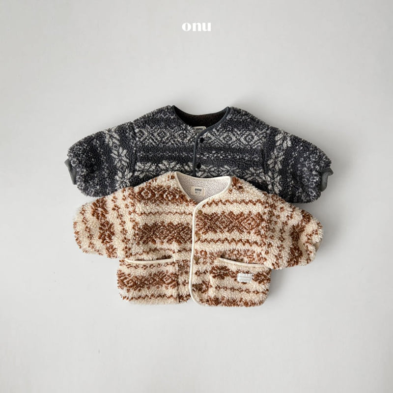Onu - Korean Children Fashion - #childofig - Nordic Fleece Jacket
