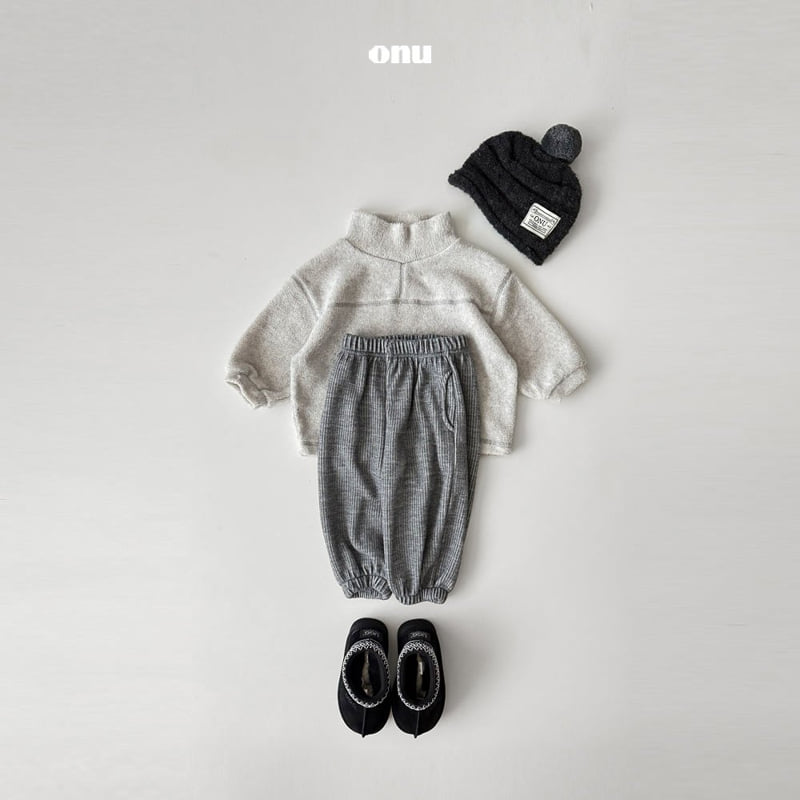 Onu - Korean Children Fashion - #childrensboutique - Fleece Turtleneck Long Tee - 8