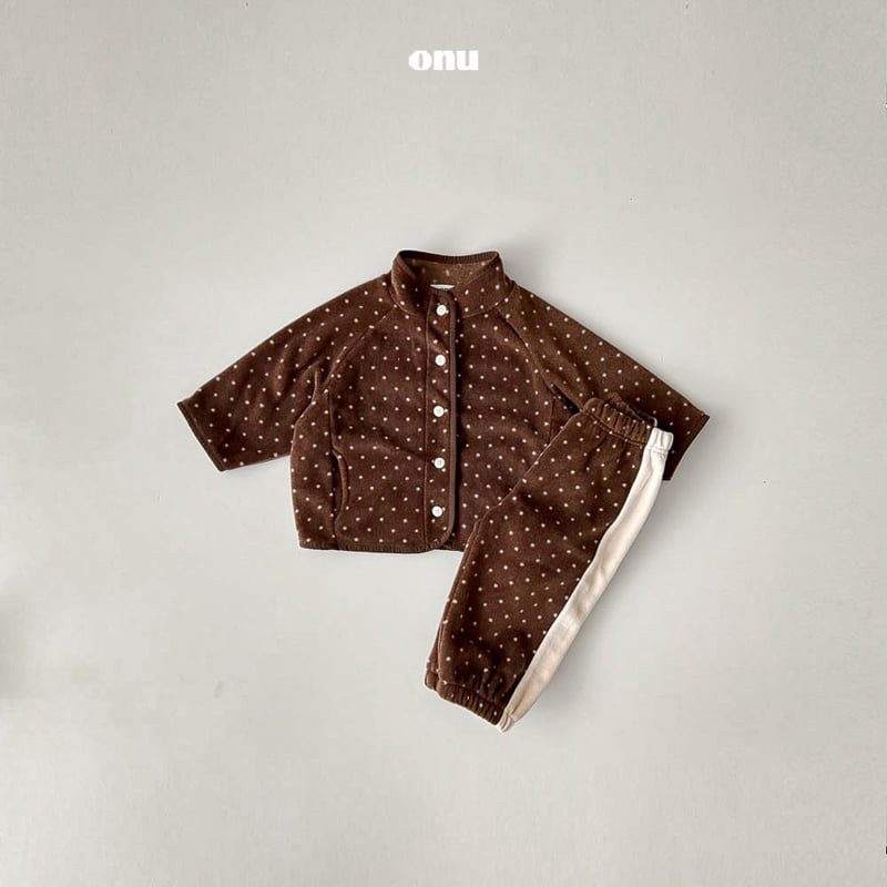 Onu - Korean Children Fashion - #childrensboutique - Half Dot Jogger Pants - 8