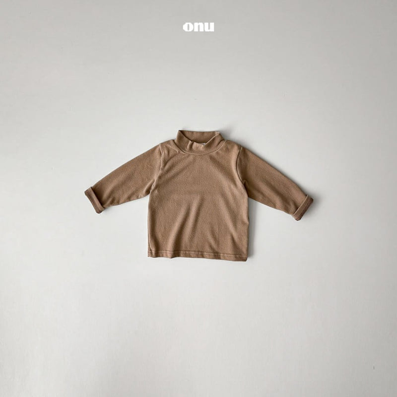 Onu - Korean Children Fashion - #childofig - Plain Half Turtleneck Tee - 4