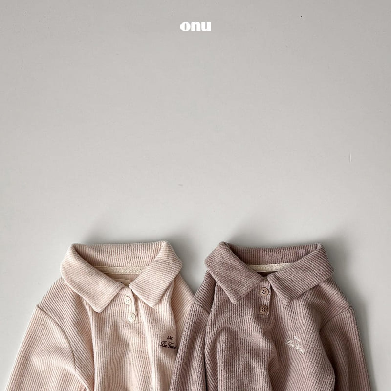 Onu - Korean Children Fashion - #childrensboutique - Button Collar Tee - 5