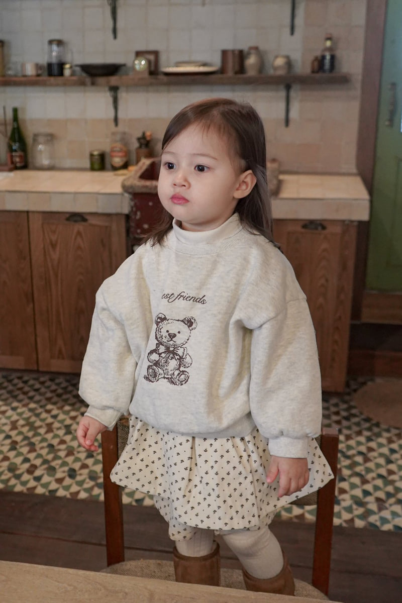 Onu - Korean Children Fashion - #childrensboutique - Twin Bear Sweatshirt - 12