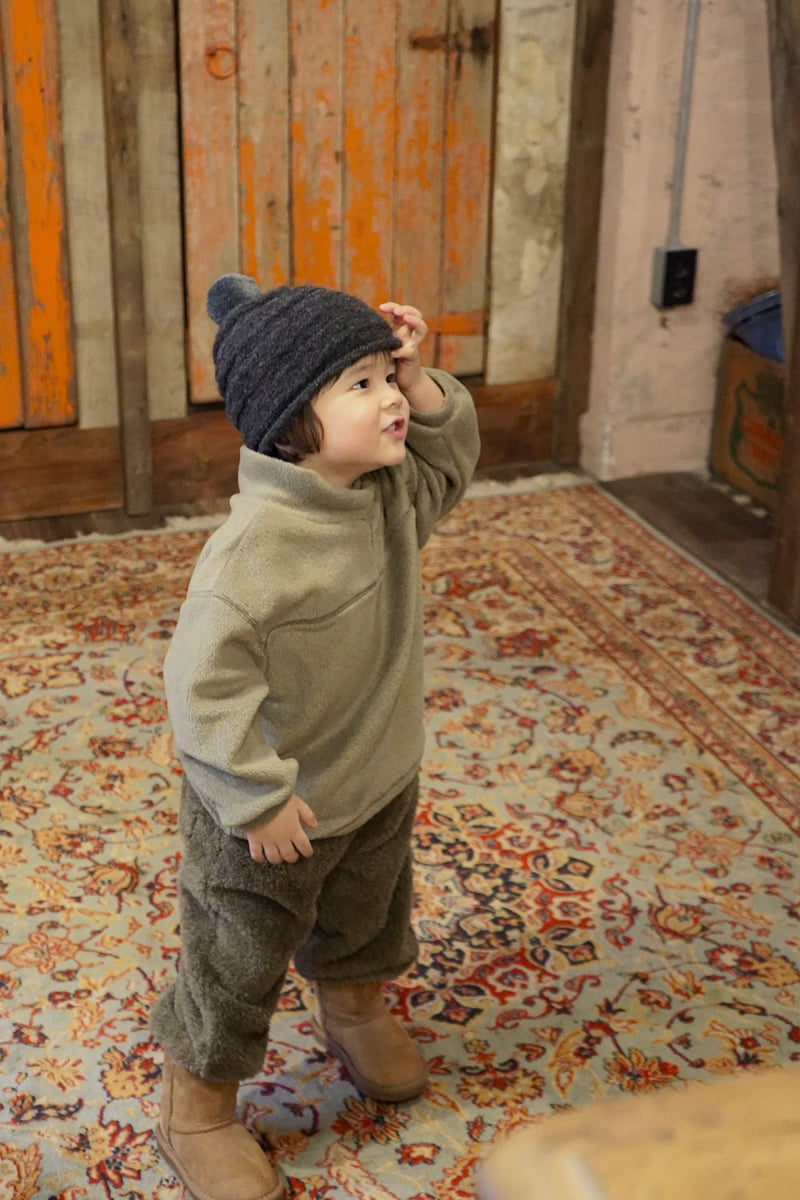 Onu - Korean Children Fashion - #designkidswear - Fleece Turtleneck Long Tee - 9