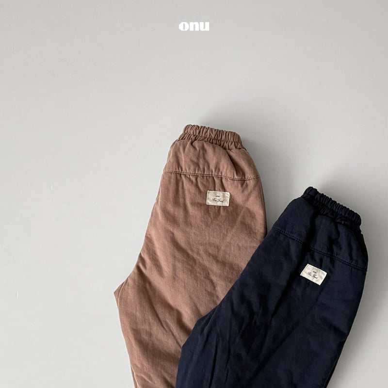Onu - Korean Children Fashion - #designkidswear - Peach Cotton Pants - 6