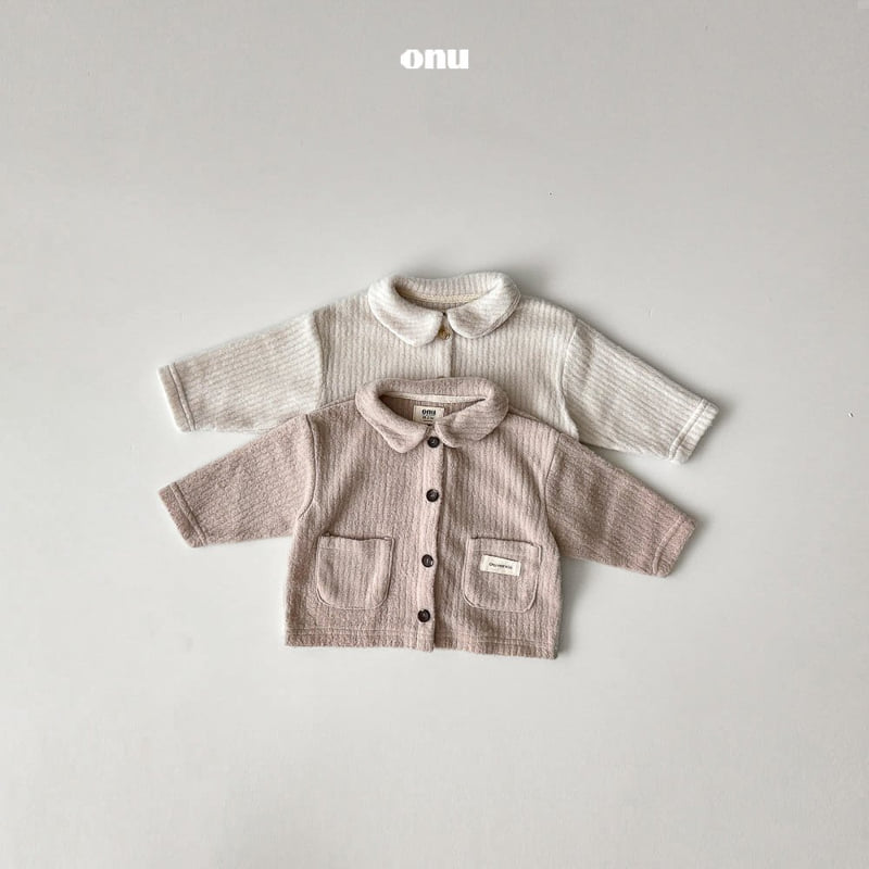 Onu - Korean Children Fashion - #designkidswear - Knit Collar Cardigan