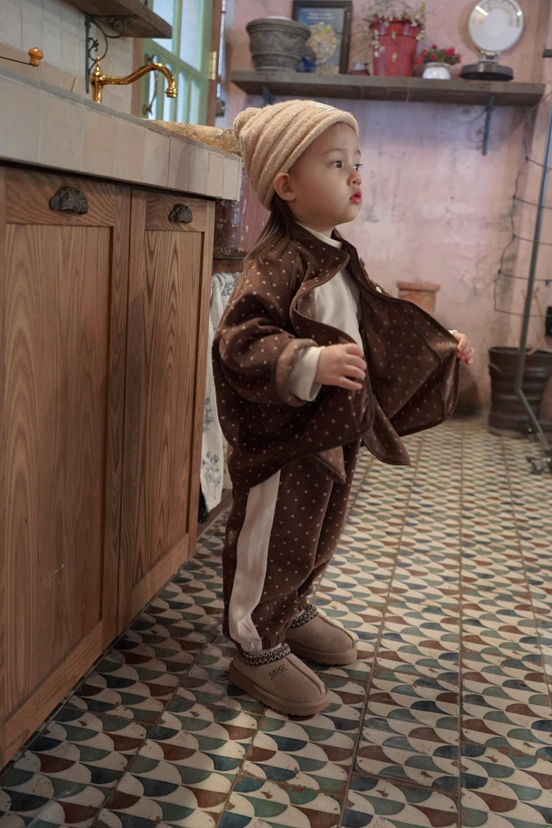 Onu - Korean Children Fashion - #discoveringself - Half Dot Jogger Pants - 10