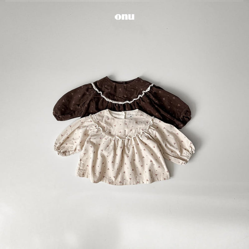 Onu - Korean Children Fashion - #discoveringself - Lace Blouse