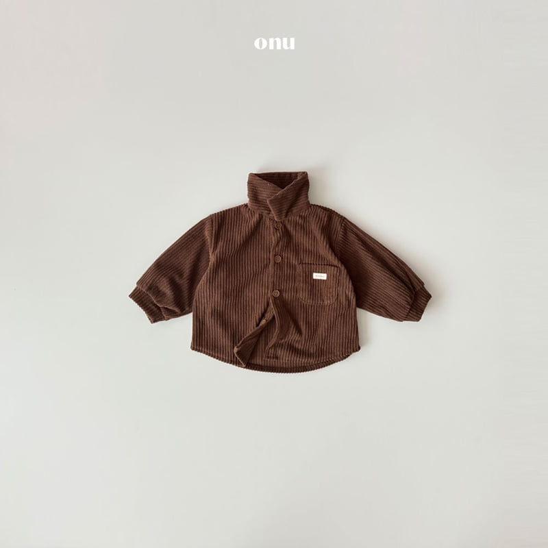 Onu - Korean Children Fashion - #discoveringself - Corduroy Shirt - 3