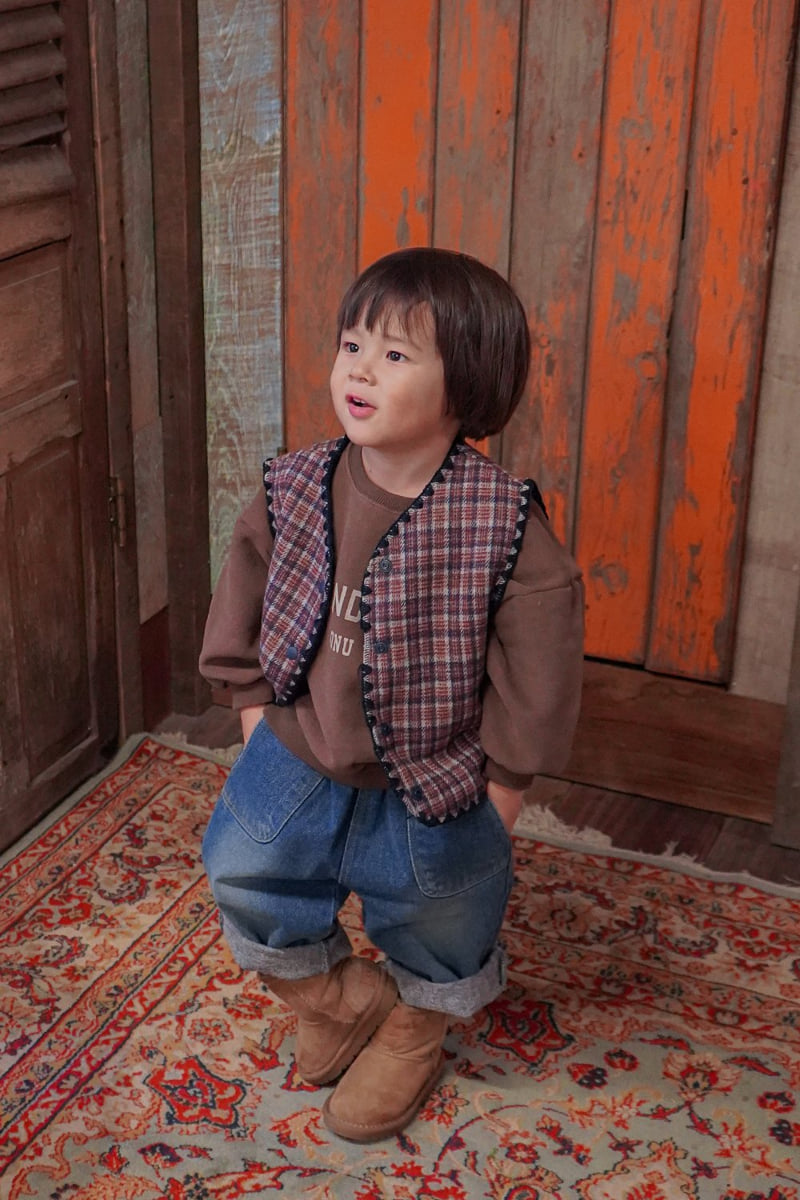 Onu - Korean Children Fashion - #fashionkids - Pocket Denim Pants - 12