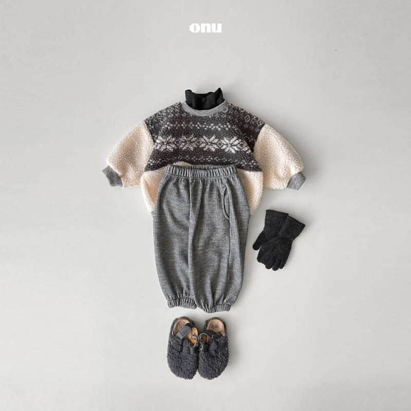 Onu - Korean Children Fashion - #fashionkids - Loose Fit Jogger Pants - 9