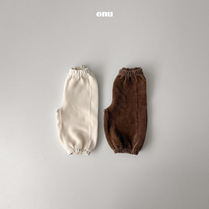 Onu - Korean Children Fashion - #fashionkids - Thick Ribbed Pants - 5