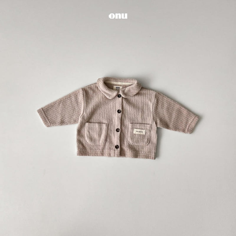 Onu - Korean Children Fashion - #fashionkids - Knit Collar Cardigan - 3