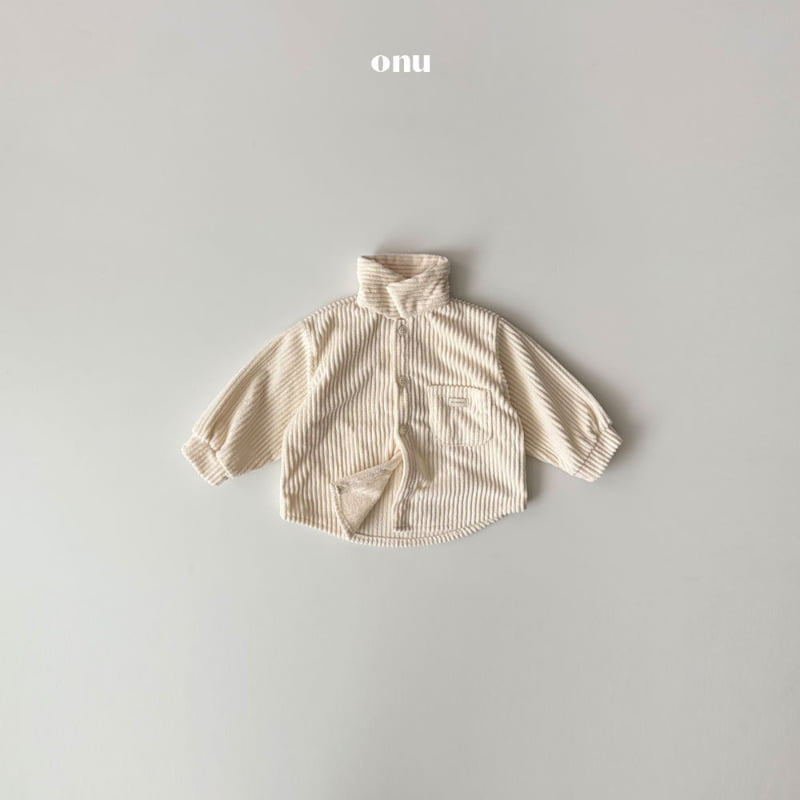 Onu - Korean Children Fashion - #discoveringself - Corduroy Shirt - 4