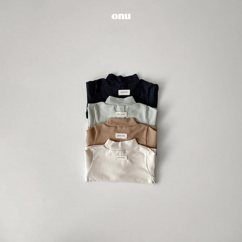 Onu - Korean Children Fashion - #kidsshorts - Plain Half Turtleneck Tee - 8