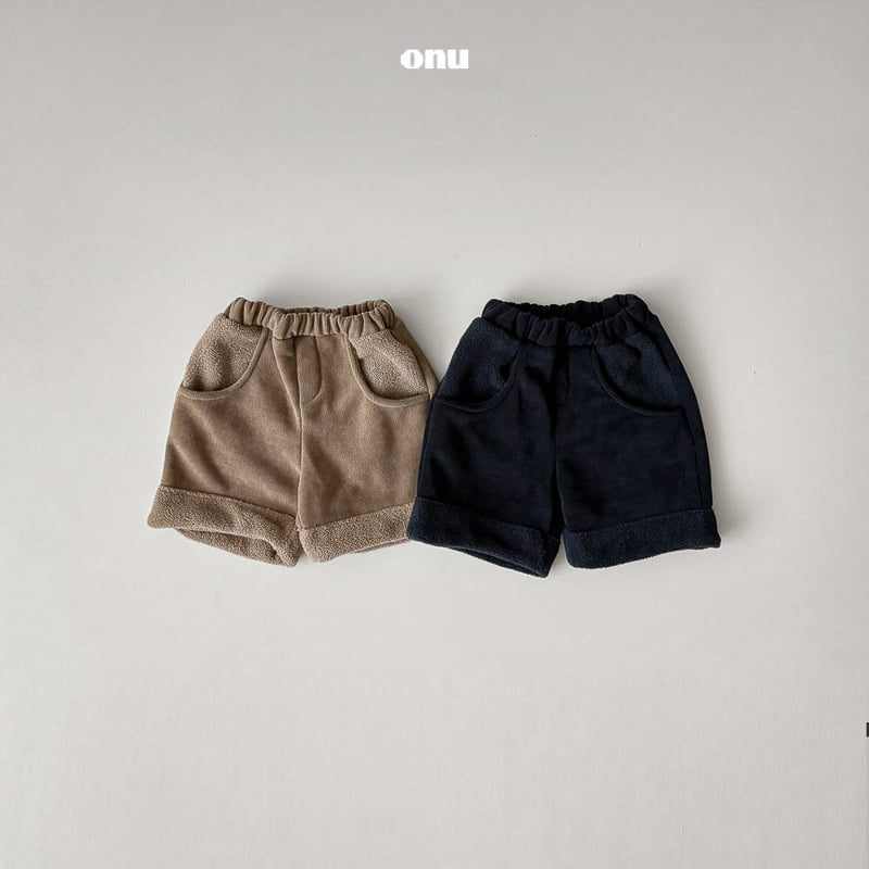 Onu - Korean Children Fashion - #kidsshorts - Brushed Pants