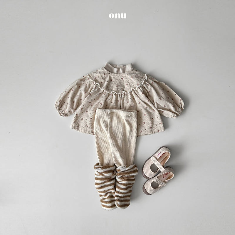 Onu - Korean Children Fashion - #kidsshorts - Striped Warmers - 7