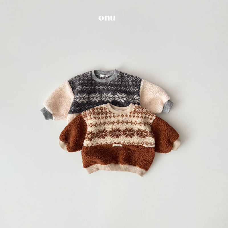 Onu - Korean Children Fashion - #kidsshorts - Fleece Sweatshirt