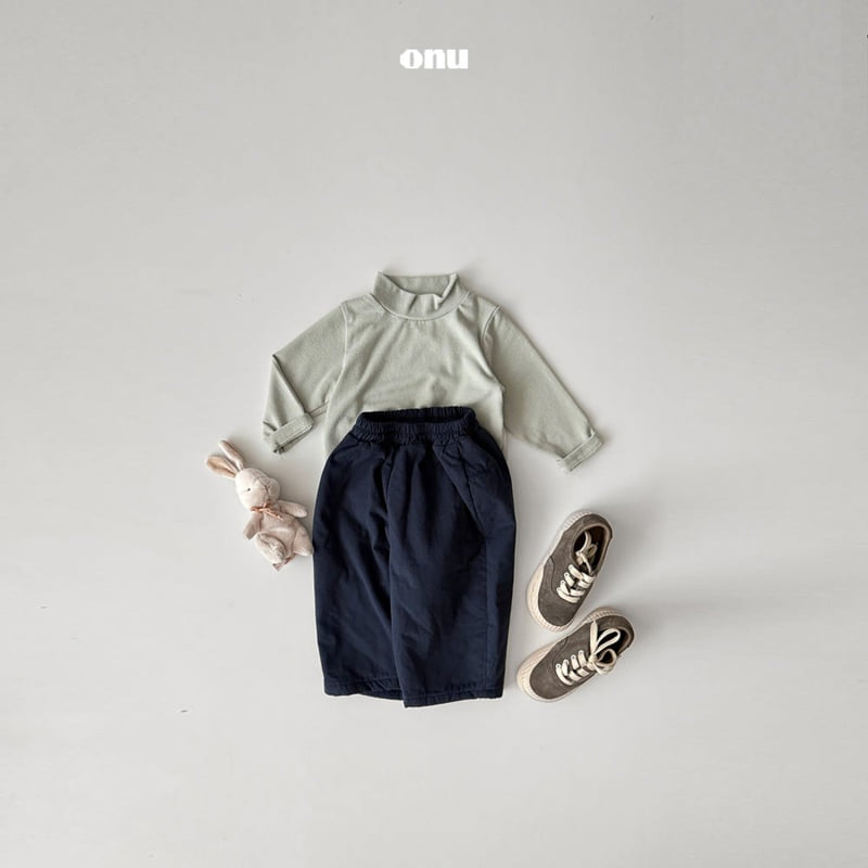 Onu - Korean Children Fashion - #kidsstore - Peach Cotton Pants - 10
