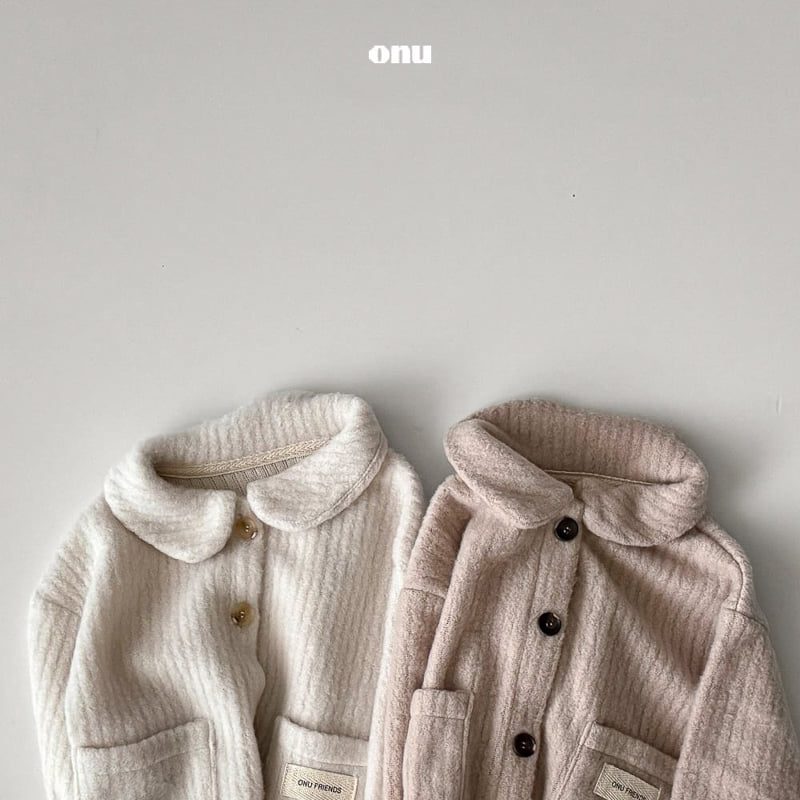 Onu - Korean Children Fashion - #kidsstore - Knit Collar Cardigan - 5