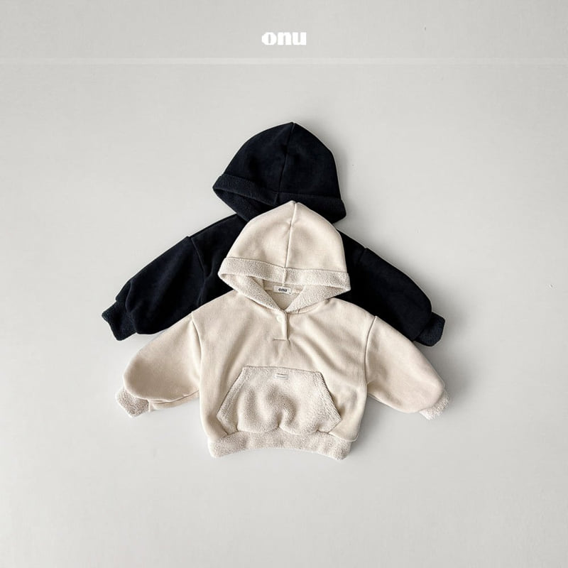 Onu - Korean Children Fashion - #kidsstore - Brushed Hoodie