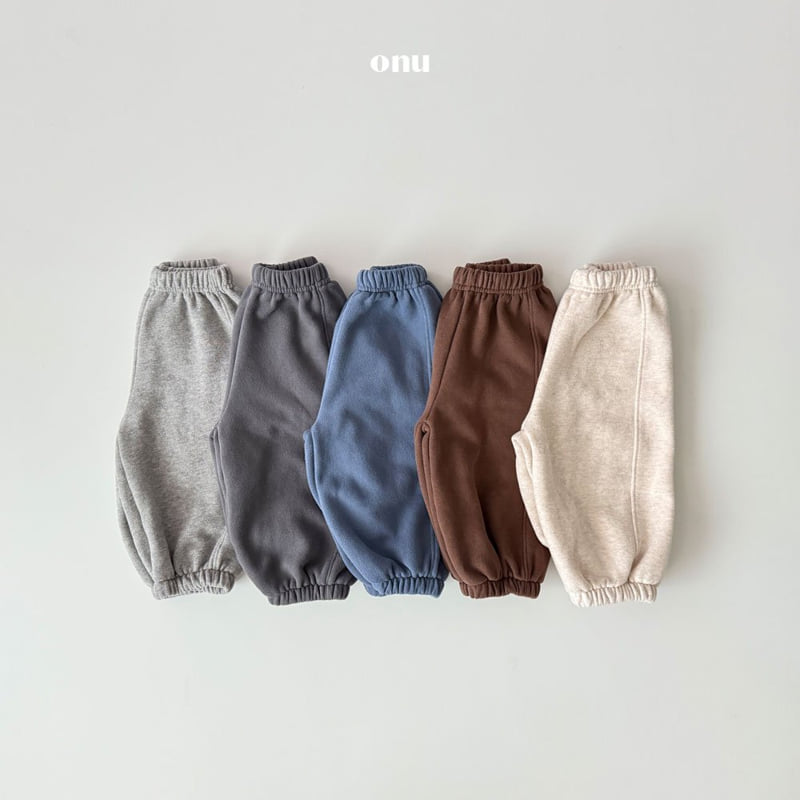 Onu - Korean Children Fashion - #kidsstore - Fleece Jogger Pants