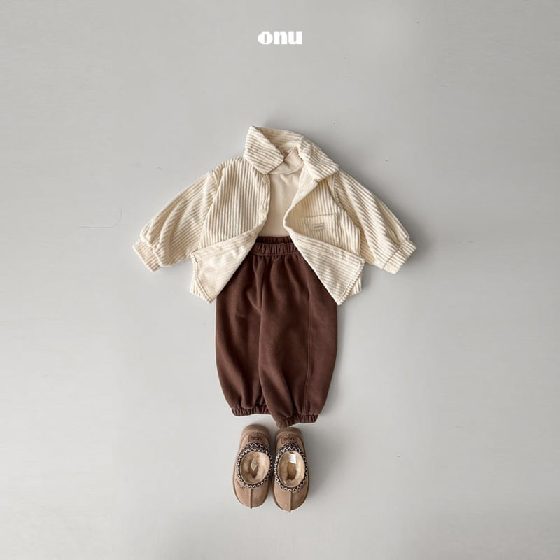 Onu - Korean Children Fashion - #kidzfashiontrend - Corduroy Shirt - 7