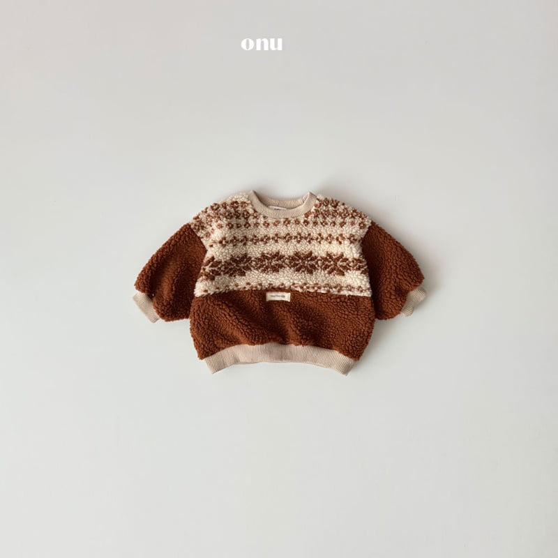 Onu - Korean Children Fashion - #kidzfashiontrend - Fleece Sweatshirt - 3