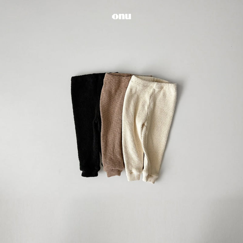 Onu - Korean Children Fashion - #littlefashionista - Ribbed Leggings - 6