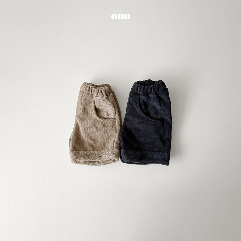 Onu - Korean Children Fashion - #littlefashionista - Brushed Pants - 5