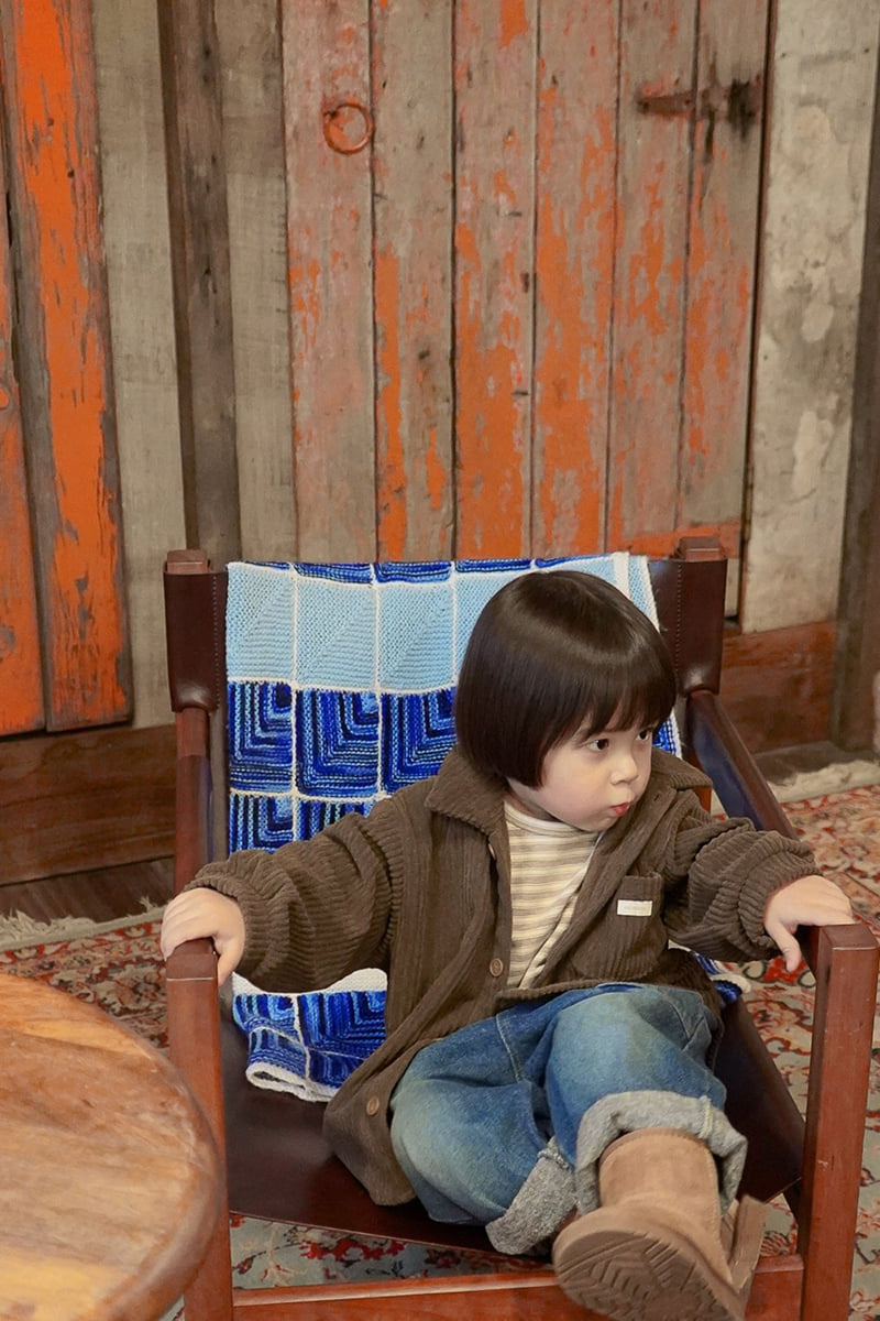 Onu - Korean Children Fashion - #littlefashionista - Corduroy Shirt - 9