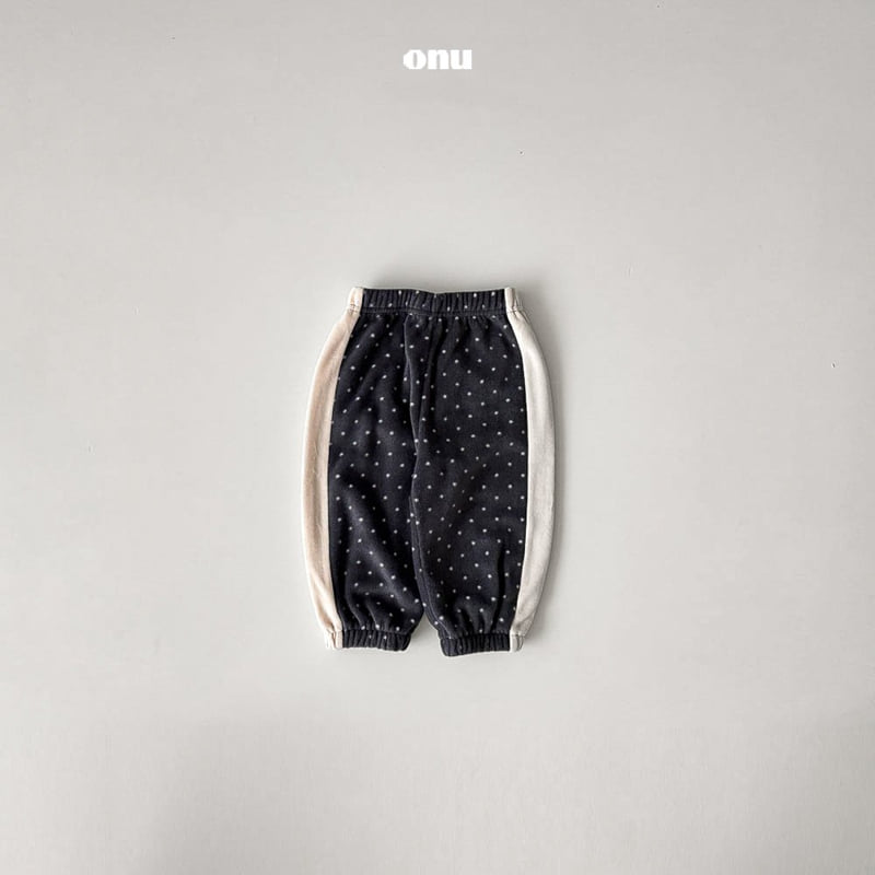 Onu - Korean Children Fashion - #magicofchildhood - Half Dot Jogger Pants - 3