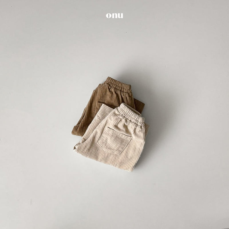 Onu - Korean Children Fashion - #magicofchildhood - Corduroy Line Pants - 7