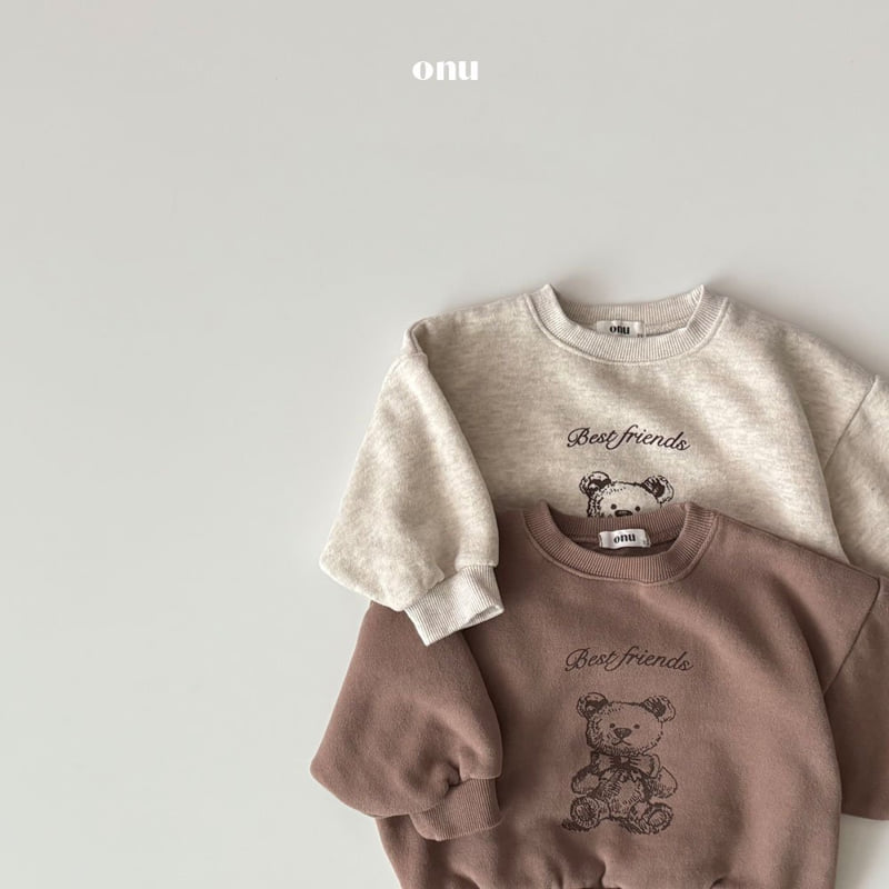 Onu - Korean Children Fashion - #magicofchildhood - Twin Bear Sweatshirt - 5