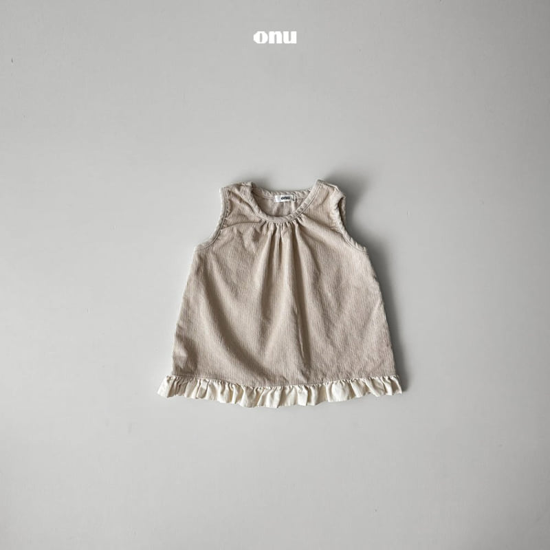 Onu - Korean Children Fashion - #magicofchildhood - Fleece Frill One-piece - 4